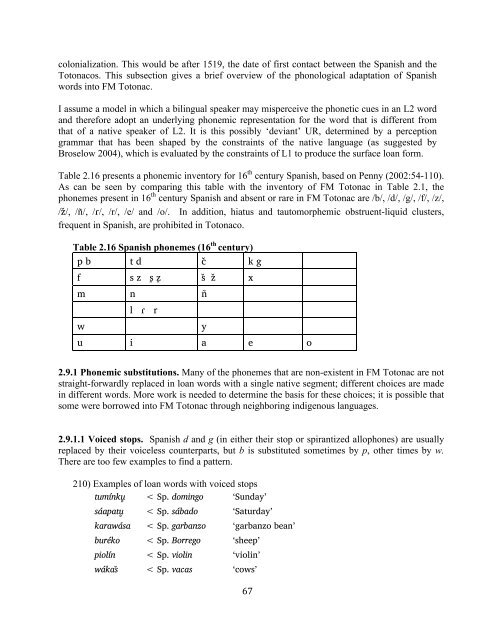 The phonology and morphology of Filomeno Mata Totonac