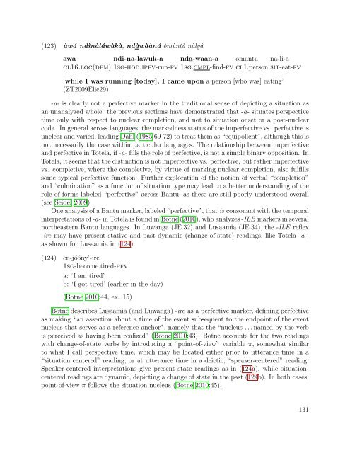 Beyond Time - Linguistics - University of California, Berkeley