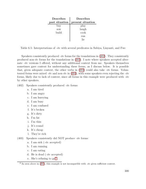 Beyond Time - Linguistics - University of California, Berkeley