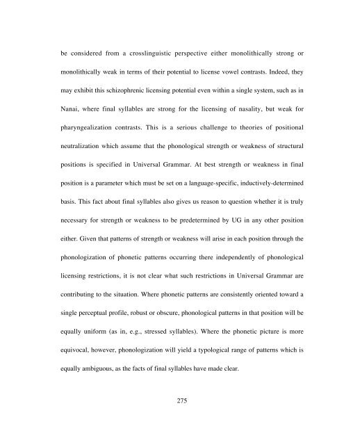 Positional Neutralization - Linguistics - University of California ...