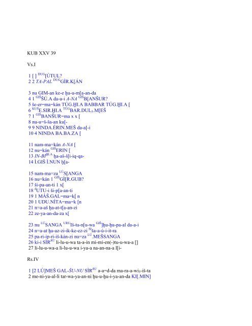 Cuneiform Luvian Corpus by H. Craig Melchert - UCLA Department ...