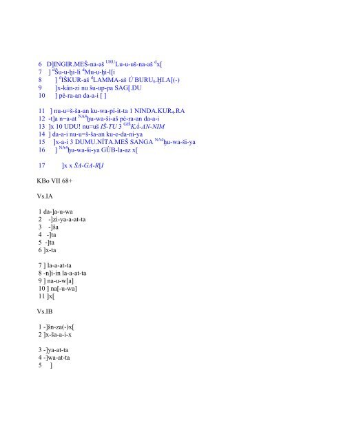 Cuneiform Luvian Corpus by H. Craig Melchert - UCLA Department ...