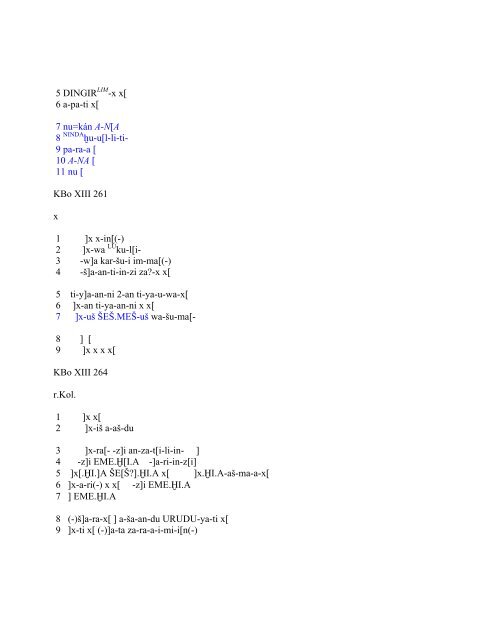 Cuneiform Luvian Corpus by H. Craig Melchert - UCLA Department ...