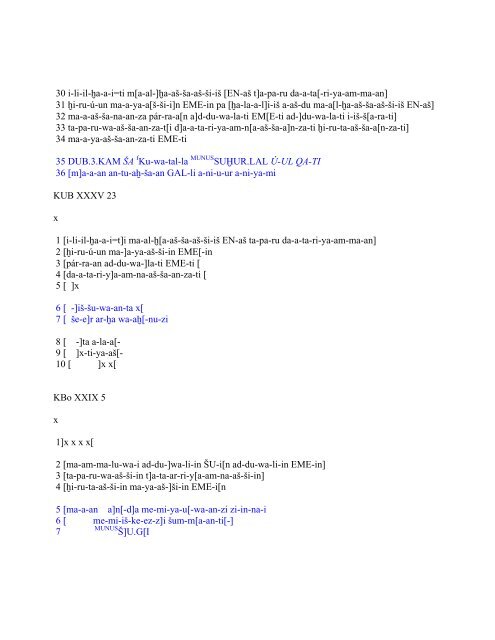 Cuneiform Luvian Corpus by H. Craig Melchert - UCLA Department ...