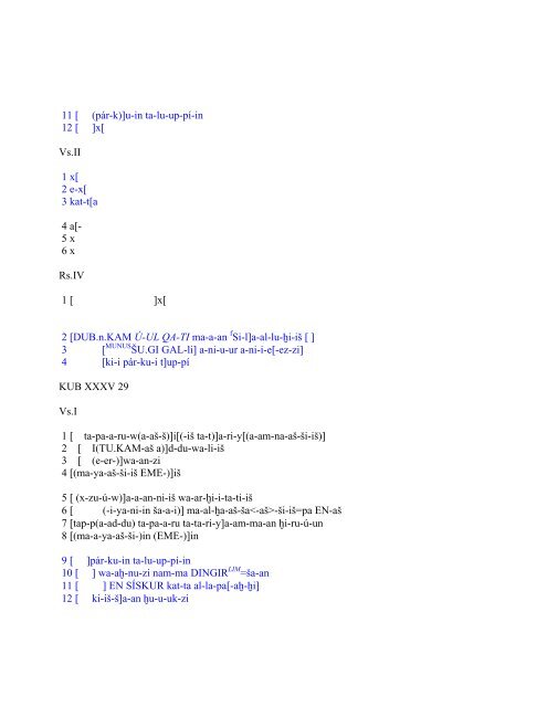 Cuneiform Luvian Corpus by H. Craig Melchert - UCLA Department ...