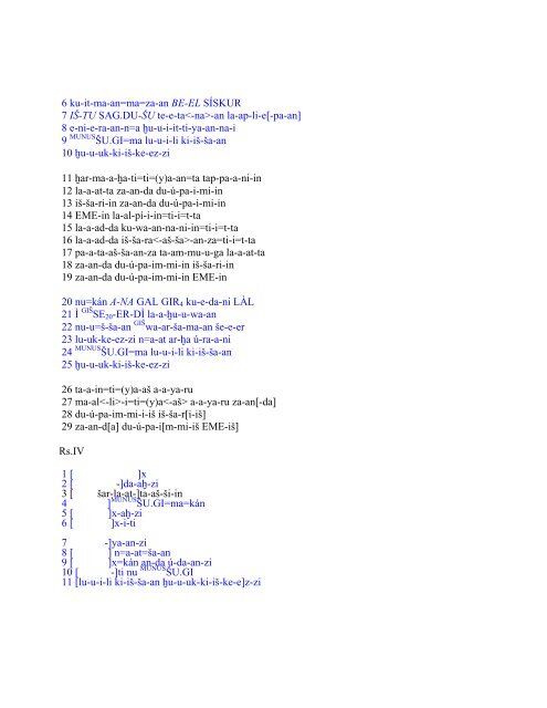 Cuneiform Luvian Corpus by H. Craig Melchert - UCLA Department ...