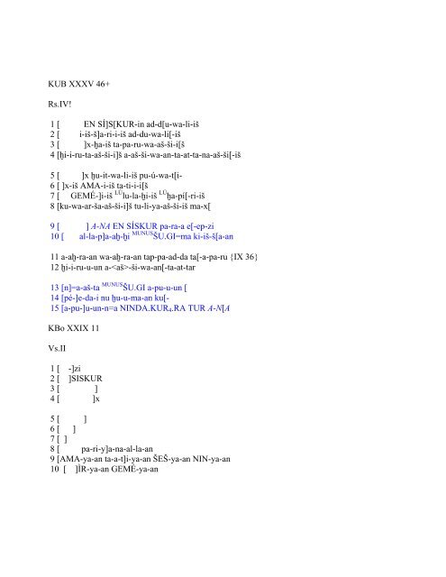 Cuneiform Luvian Corpus by H. Craig Melchert - UCLA Department ...