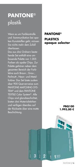 Pantone - Hanbückers Werbung GmbH