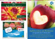 Apfelwochen am Bodensee - Ferienlandschaft Gehrenberg-Bodensee