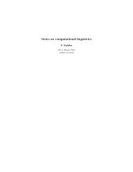 Notes on computational linguistics.pdf - UCLA Department of ...