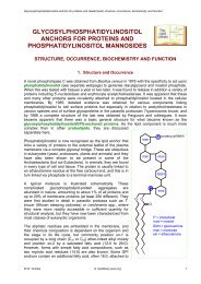 Glycosylphosphatidylinositol anchors for proteins - Lipid Library