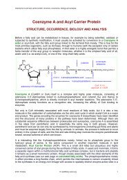 Coenzyme A and Acyl Carrier Protein - Lipid Library