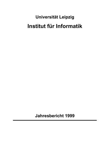 Institut für Informatik - Dokumentenserver Fakultät für Mathematik ...