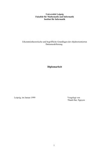 Diplomarbeit - Dokumentenserver Fakultät für Mathematik und ...