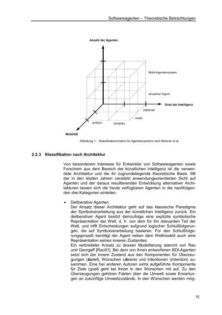 Agentensysteme - Dokumentenserver Fakultät für Mathematik und ...
