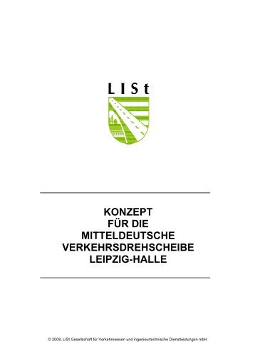 Konzept für die mitteldeutsche Verkehrsdrehscheibe Leipzig-Halle