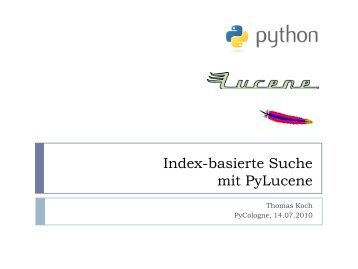 Index-basierte Suche mit PyLucene