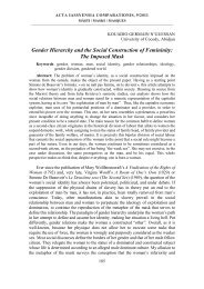 Gender Hierarchy and the Social Construction of Femininity: The ...