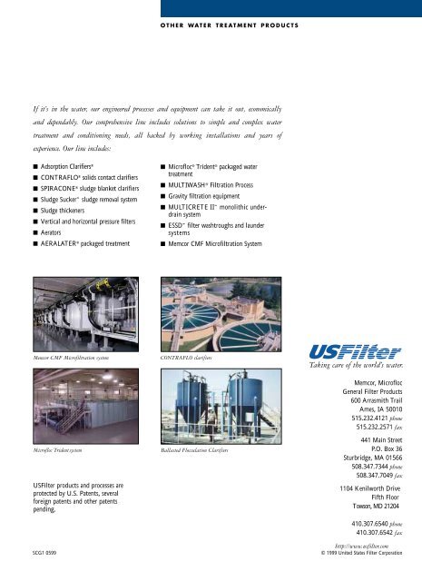 SLuDGE bLANKET CLARIFIER FOR WATER TREATMENT ...