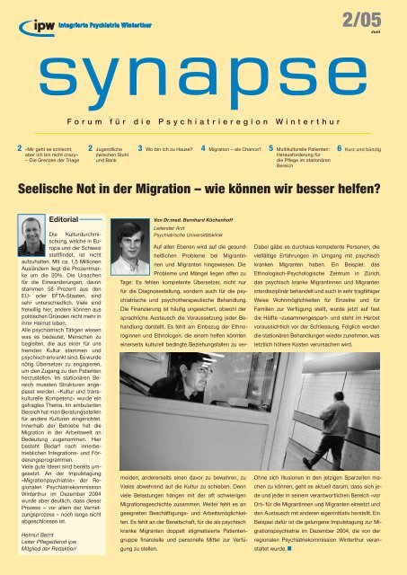 Synapse 02/05 - Integrierte Psychiatrie Winterthur