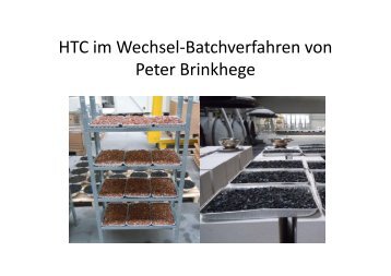 HTCi W h lB t h f h HTC im Wechsel-Batchverfahren von ... - ANS eV