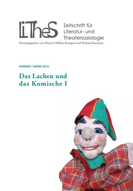 Das Lachen und das Komische I - bei LiTheS