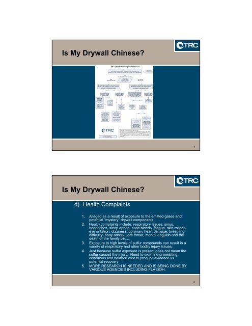 Is My Drywall Chinese? - HB Litigation Conferences