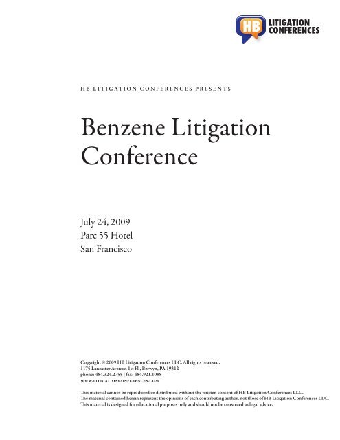JuriSense - HB Litigation Conferences