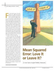 Mean Squared Error: Love It or Leave It? - IEEE Xplore