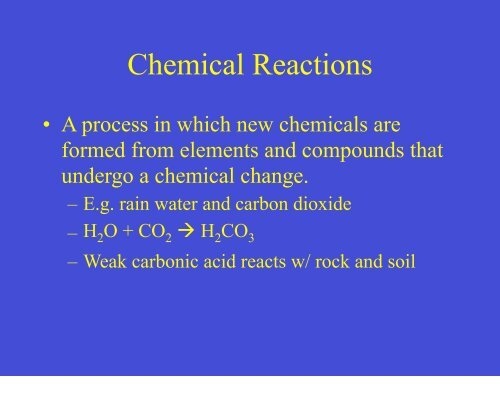 Chapter 5: The Biogeochemical Cycles