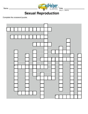 Reproduction Crossword