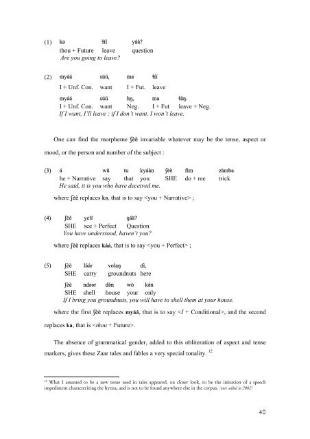 1 A LINGUIST'S FIELD NOTES INTRODUCTION ... - Llacan - CNRS