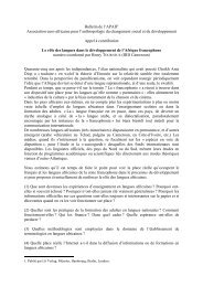 Bulletin de l'APAD - Llacan - CNRS