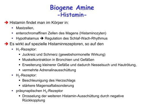 Biogene Amine