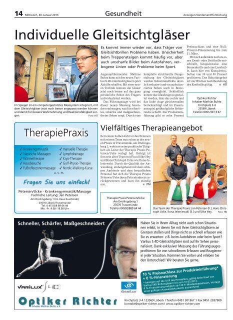 Gesundheit WS Januar 2013