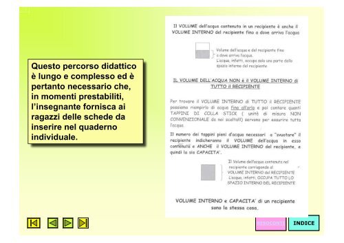 VOLUME E CAPACITA'