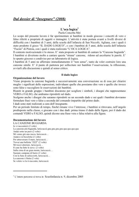 Curricolo di Matematica _AA.VV._ - sito in costruzione - Cidi