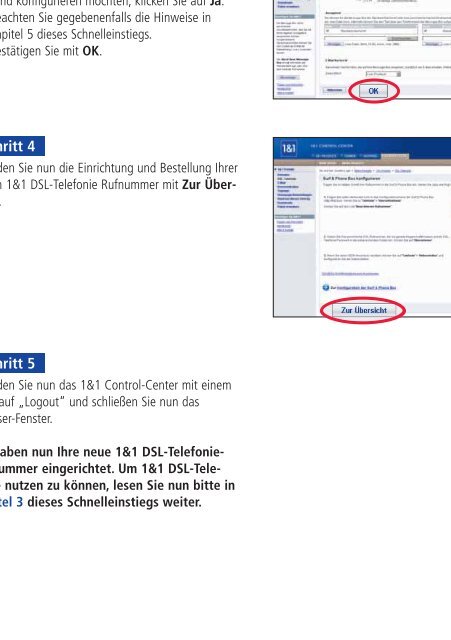 1&1 DSL-Telefonie - 1&1 Internet AG