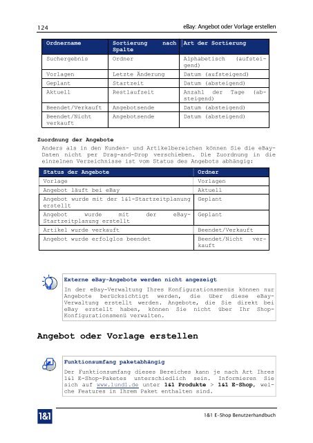 1&1 E-Shop - 1&1 Internet AG