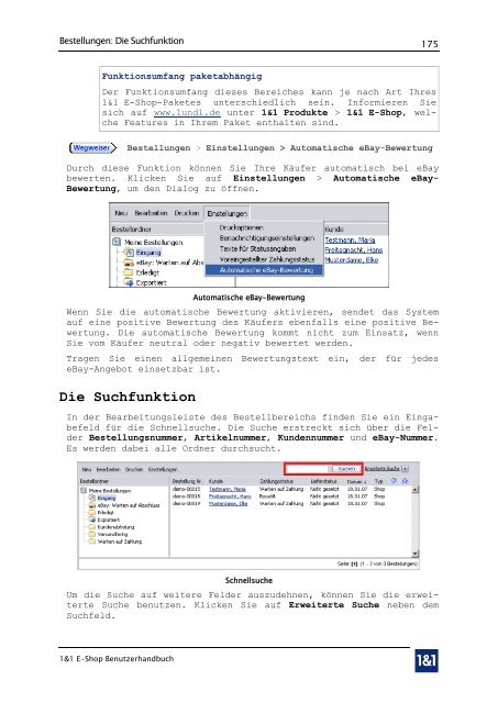 1&1 E-Shop - 1&1 Internet AG