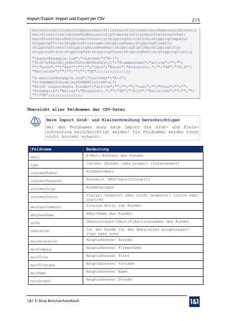 1&1 E-Shop - 1&1 Internet AG