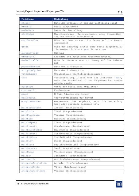 1&1 E-Shop - 1&1 Internet AG