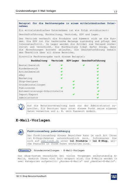 1&1 E-Shop - 1&1 Internet AG