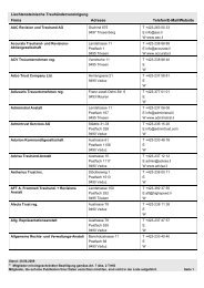 Liechtensteinische Treuhändervereinigung Firma Adresse Telefon/E ...