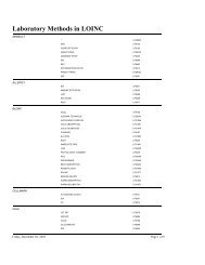 Handout 8.pdf - LOINC