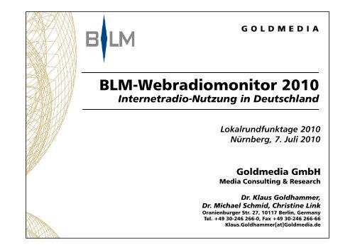 BLM-Webradiomonitor 2010