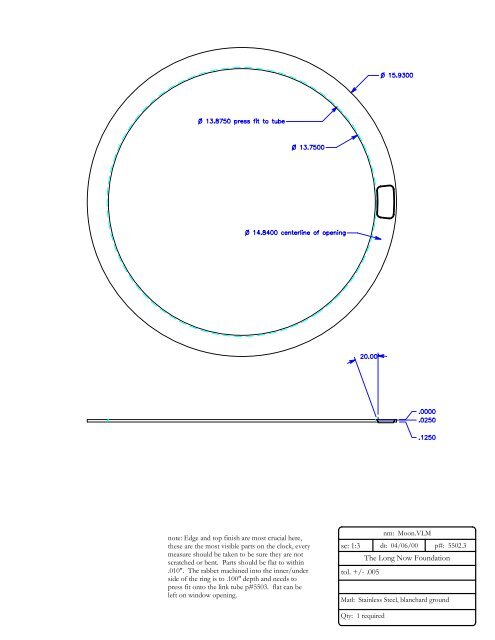 THE CLOCK OF THE LONG NOw - Long Now Foundation