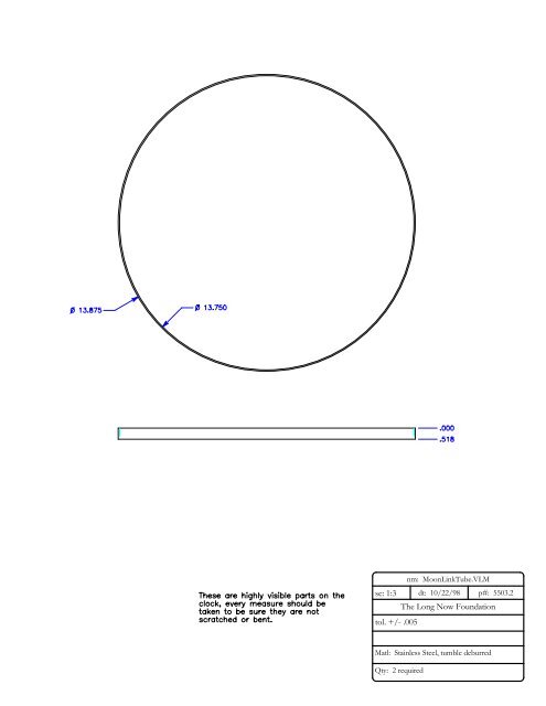 THE CLOCK OF THE LONG NOw - Long Now Foundation