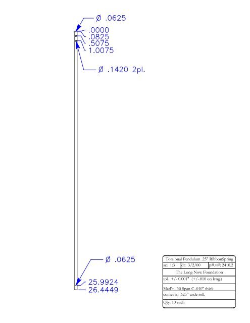 THE CLOCK OF THE LONG NOw - Long Now Foundation