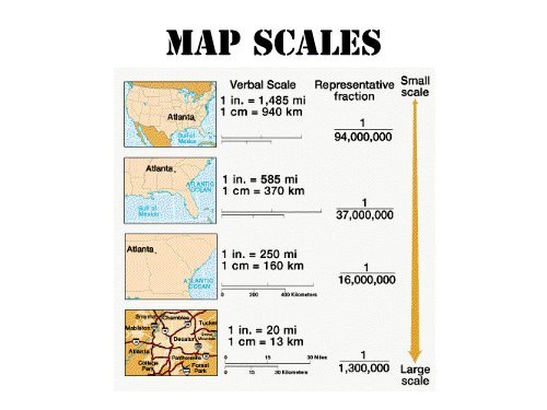 Map Scales - LoreeScience.ca